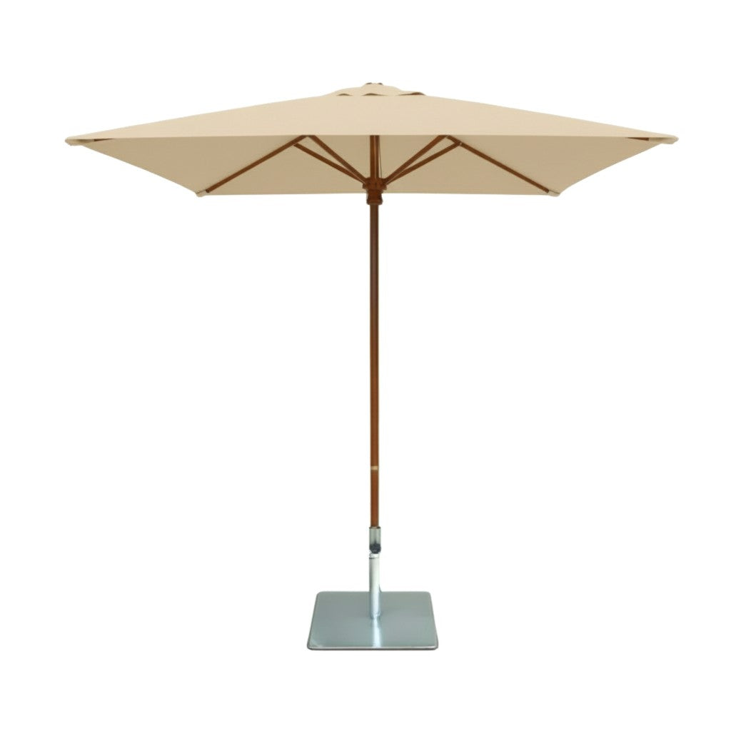 7' Square Timber Umbrella