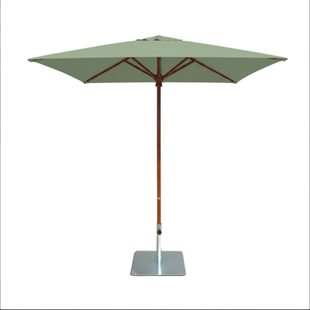 7' Square Timber Umbrella
