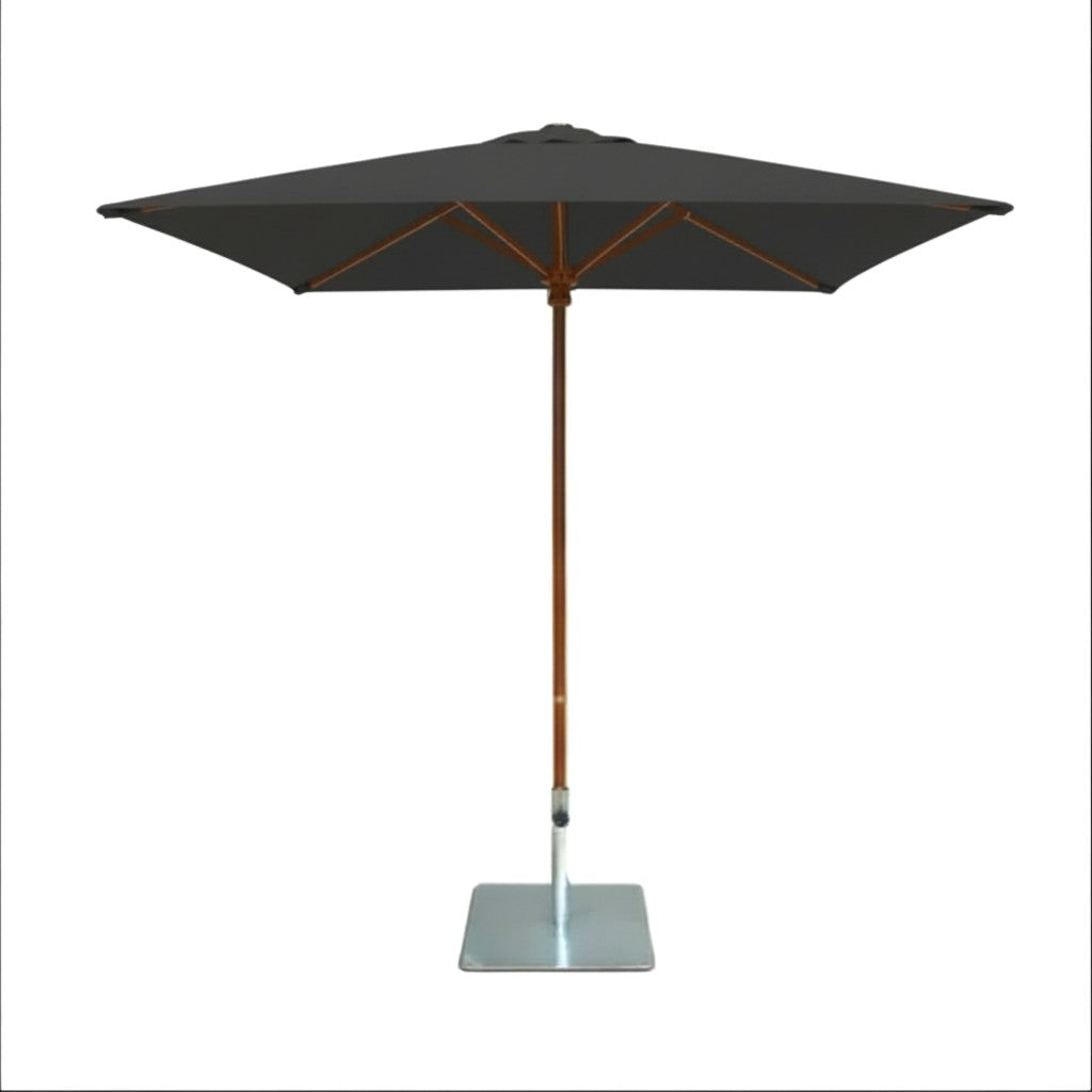 7' Square Timber Umbrella