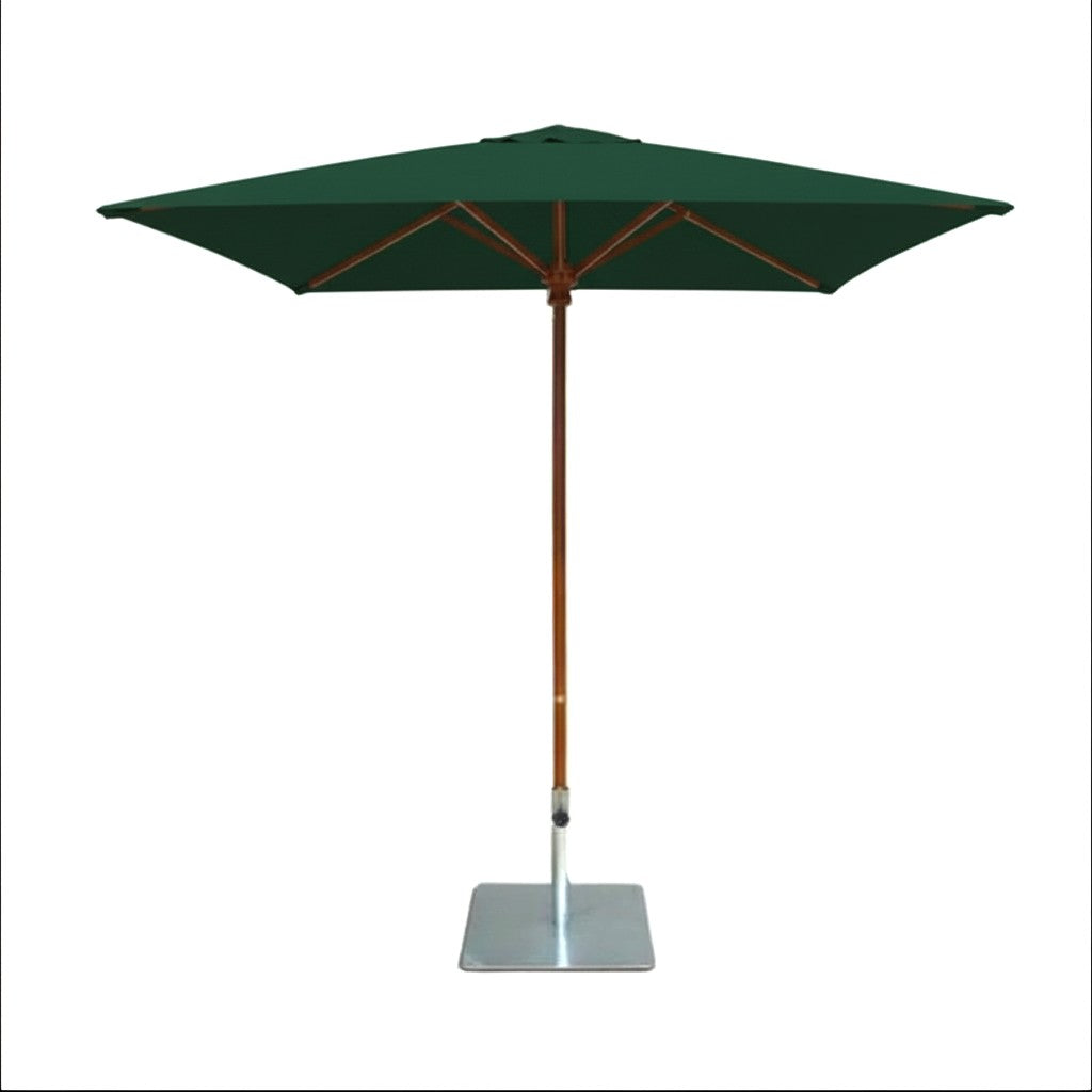 7' Square Timber Umbrella