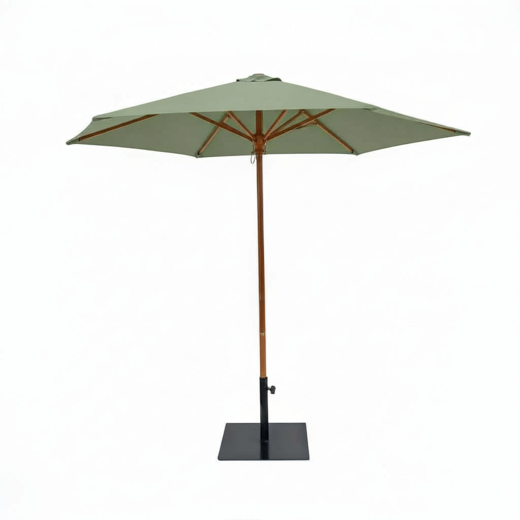 10' Hexagonal Timber Umbrella