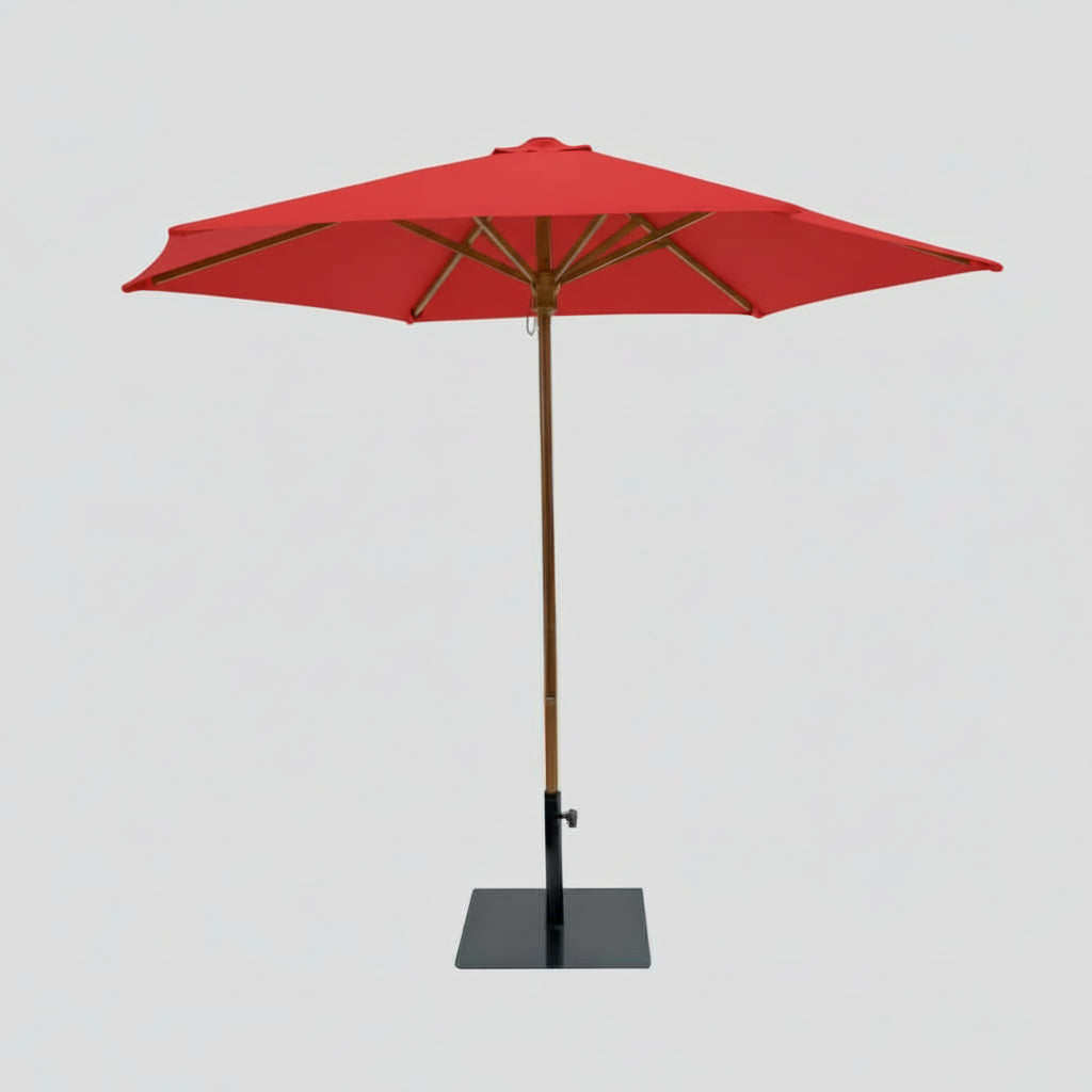 10' Hexagonal Timber Umbrella