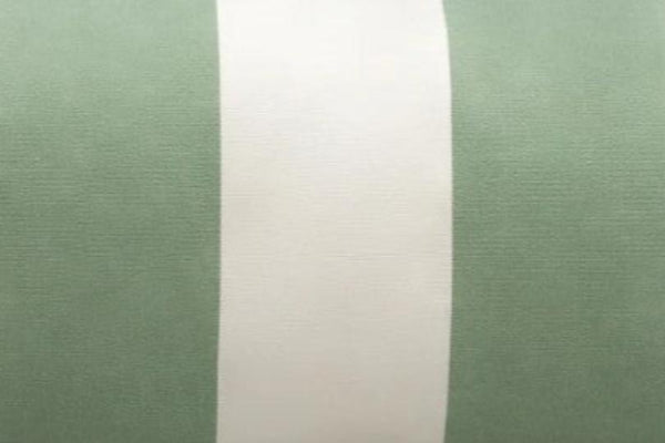 Sage and White Stripe