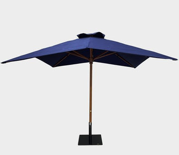10' Square Timber Umbrella