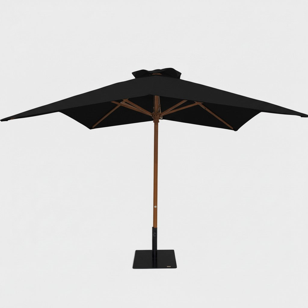 10' Square Timber Umbrella