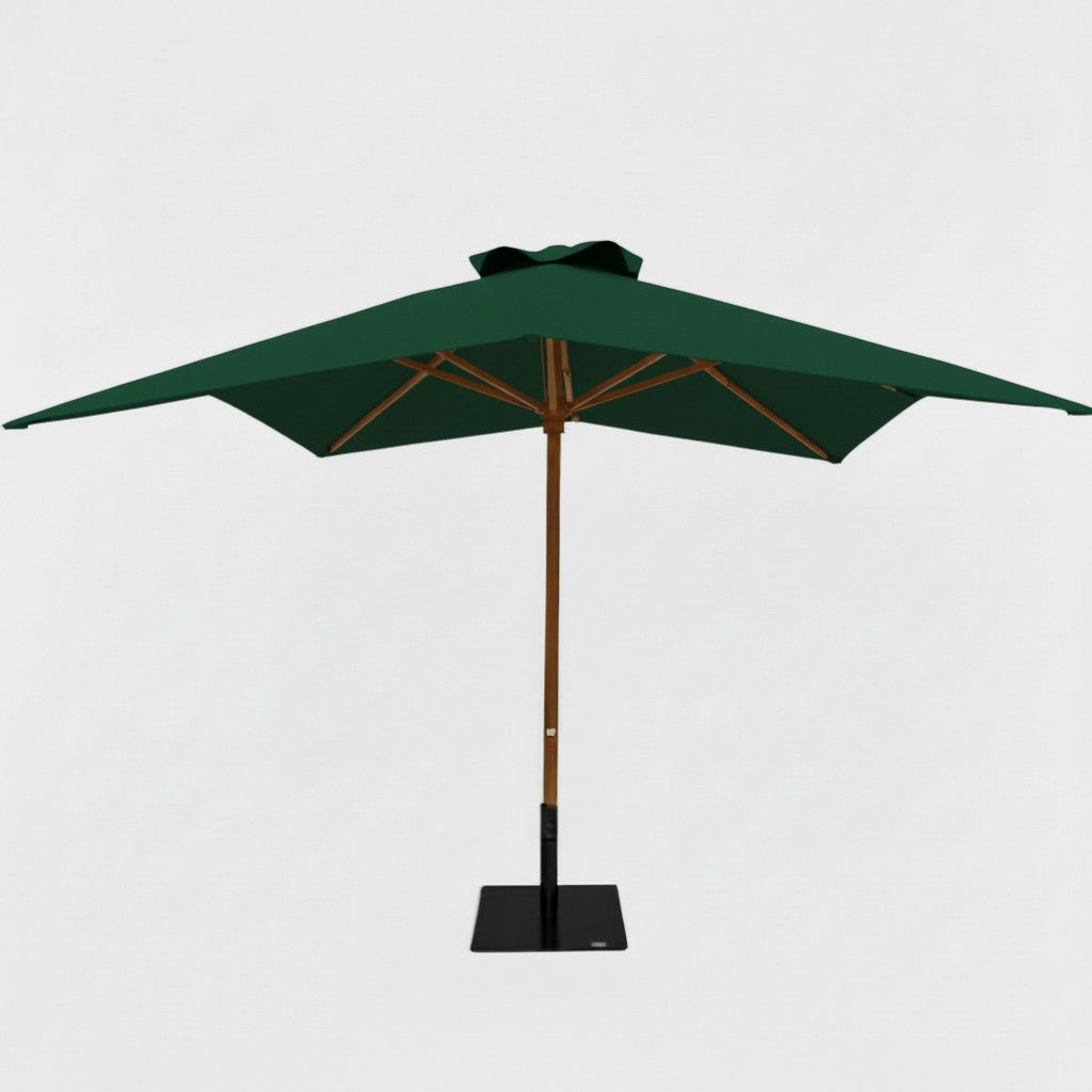 10' Square Timber Umbrella