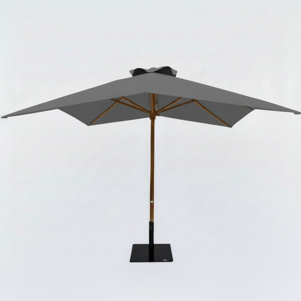 10' Square Timber Umbrella