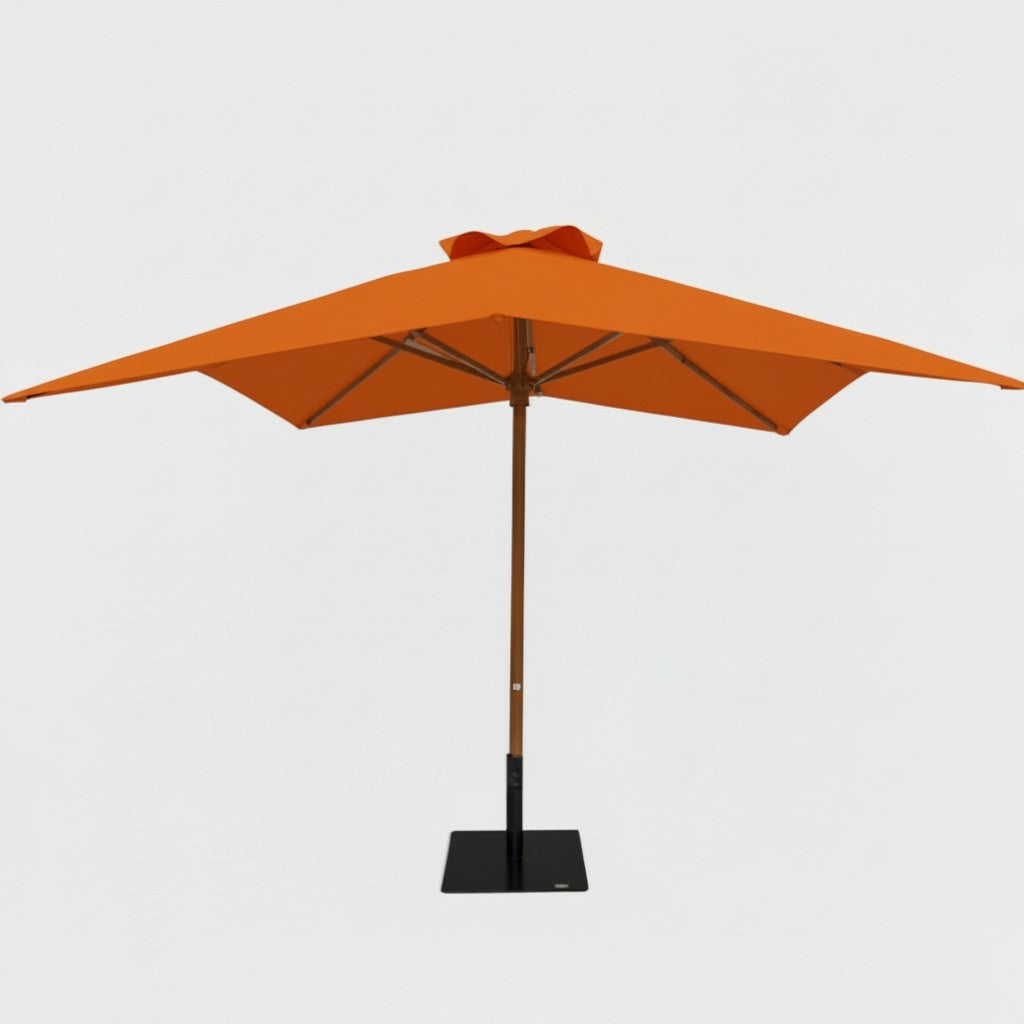 10' Square Timber Umbrella