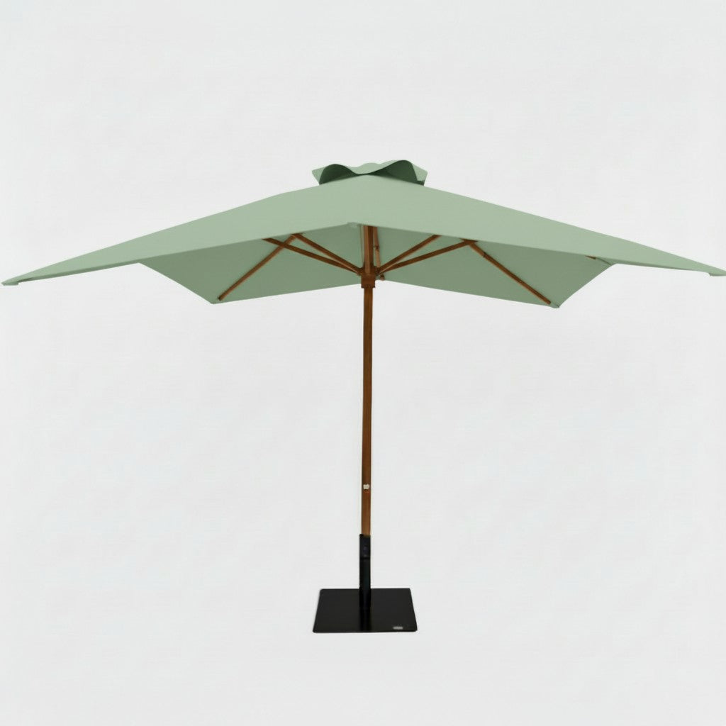 10' Square Timber Umbrella