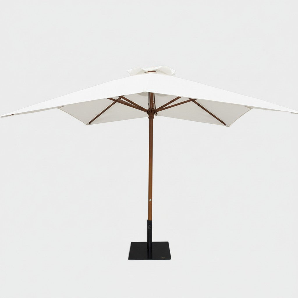 10' Square Timber Umbrella
