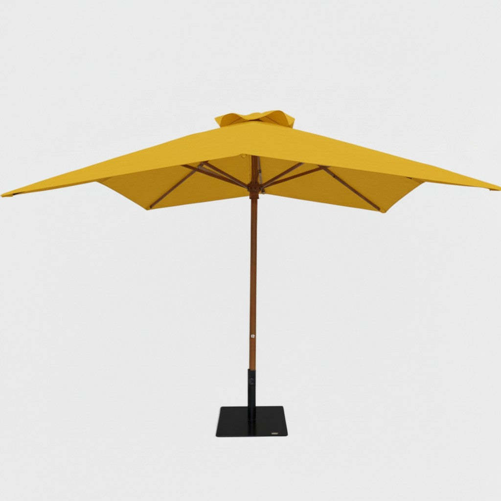 10' Square Timber Umbrella