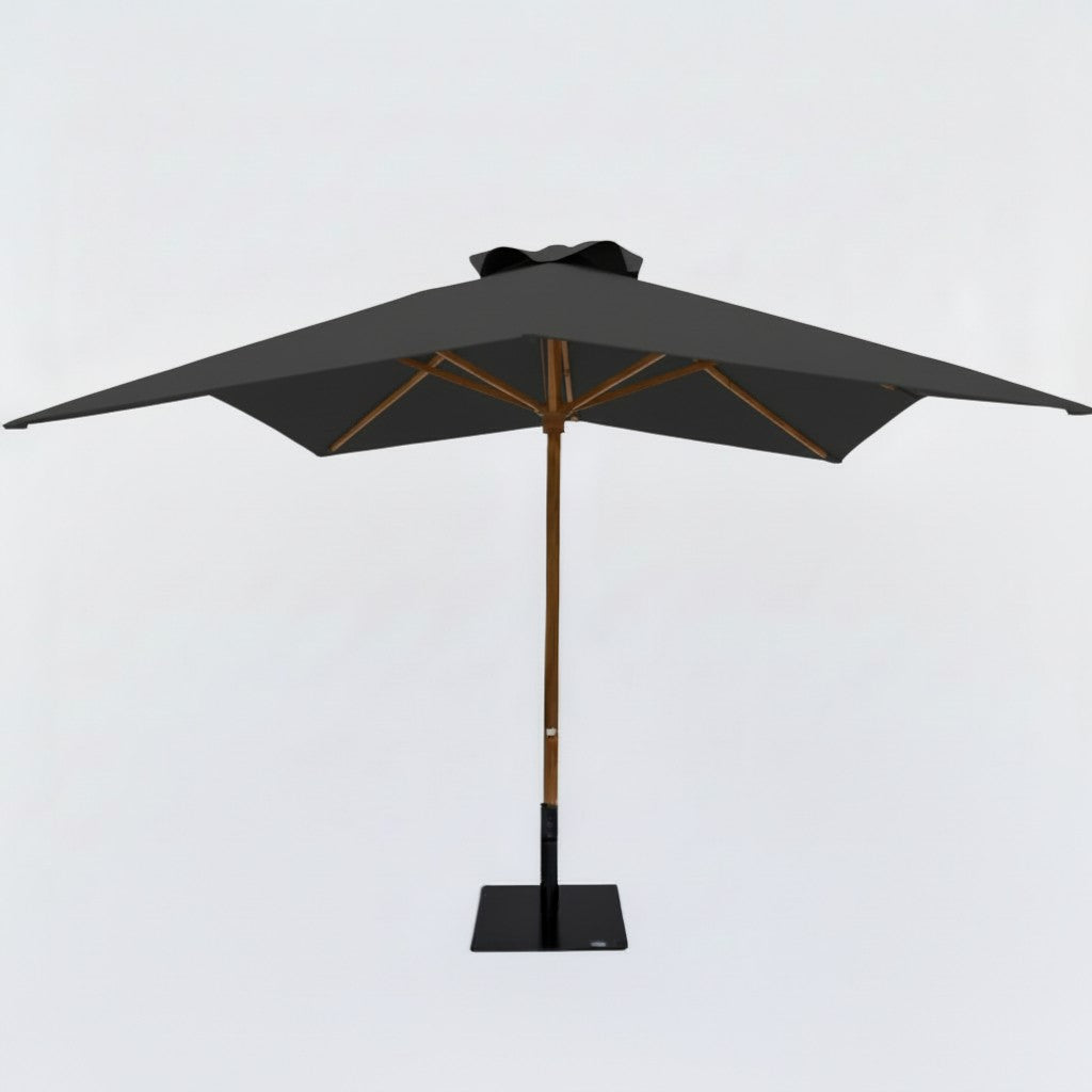 10' Square Timber Umbrella