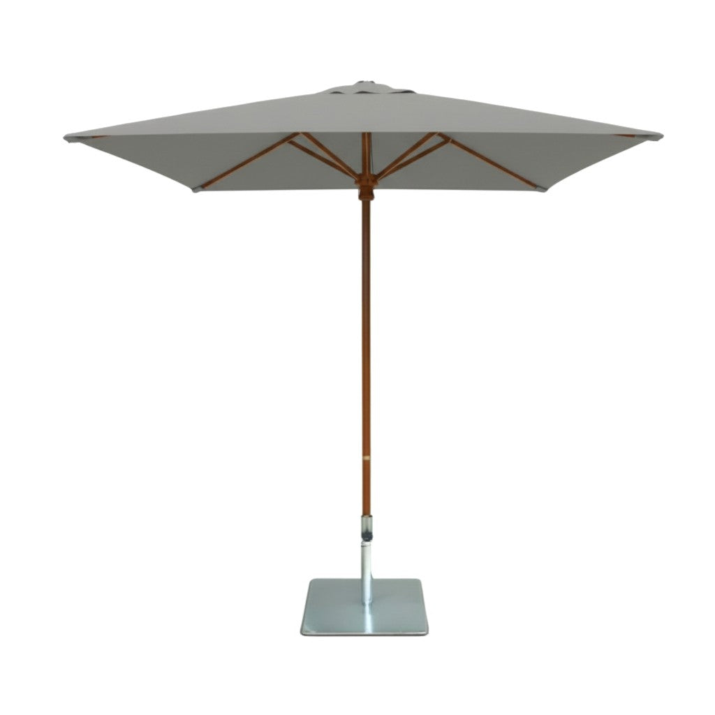 7' Square Timber Umbrella