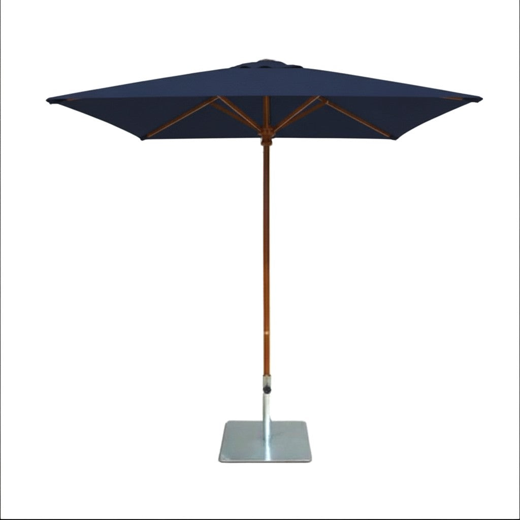 7' Square Timber Umbrella