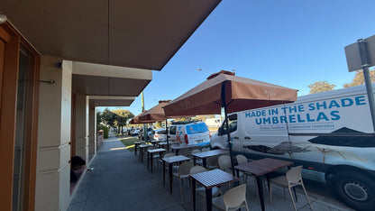 2m Square Aluminium Umbrella with Valances