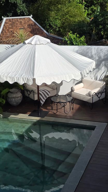 13' Octagonal Timber Umbrella with Valances