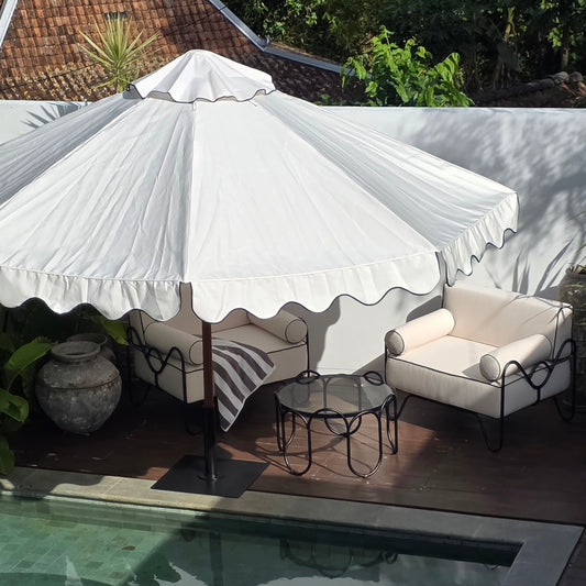13' Octagonal Timber Umbrella with Valances