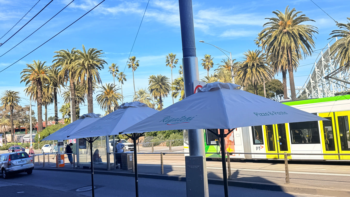 2m Square Aluminium Umbrella