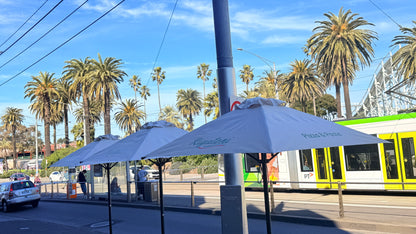 2m Square Aluminium Umbrella