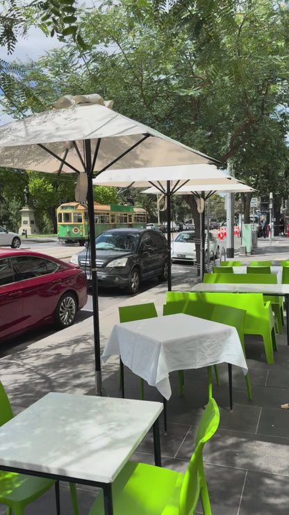 2m Square Aluminium Umbrella