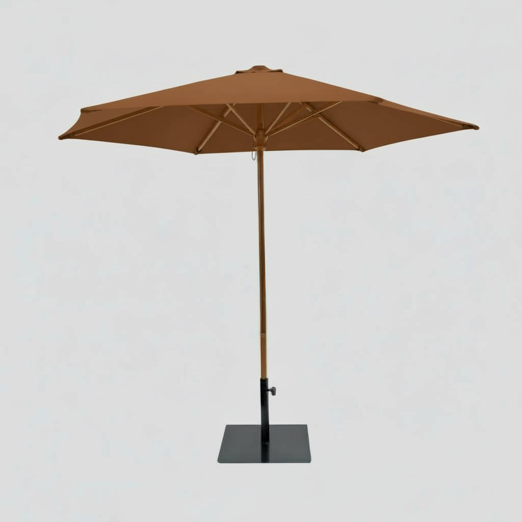 10’ Hexagonal Timber Umbrella