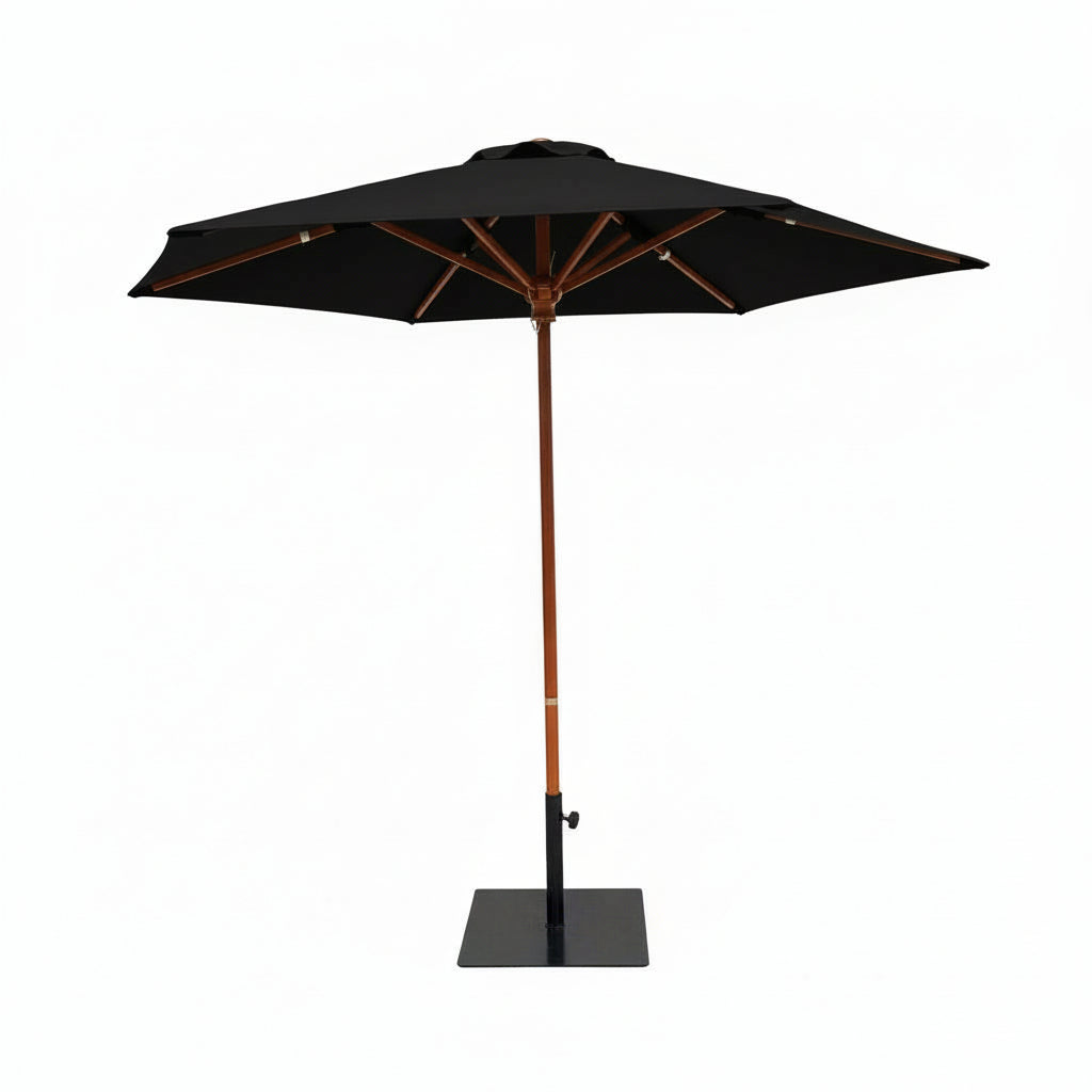 10’ Hexagonal Timber Umbrella