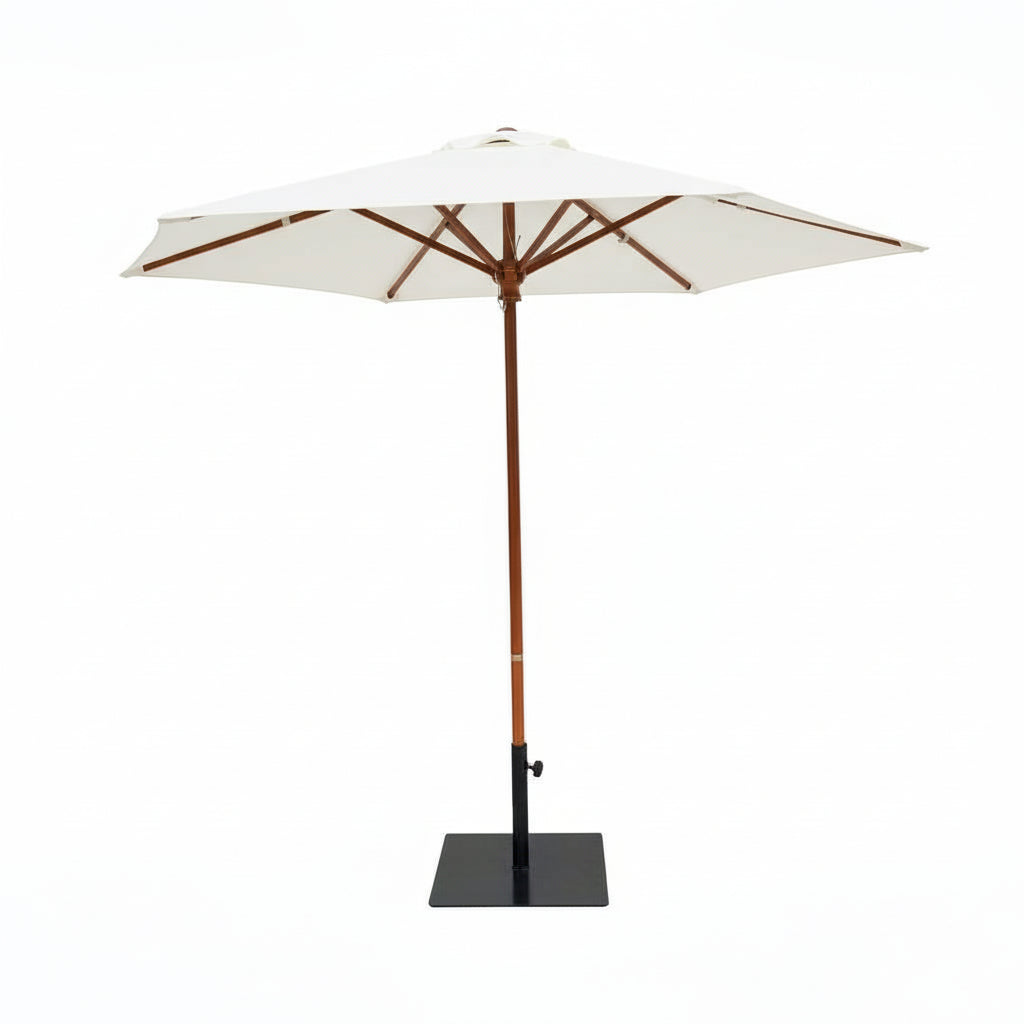 10’ Hexagonal Timber Umbrella