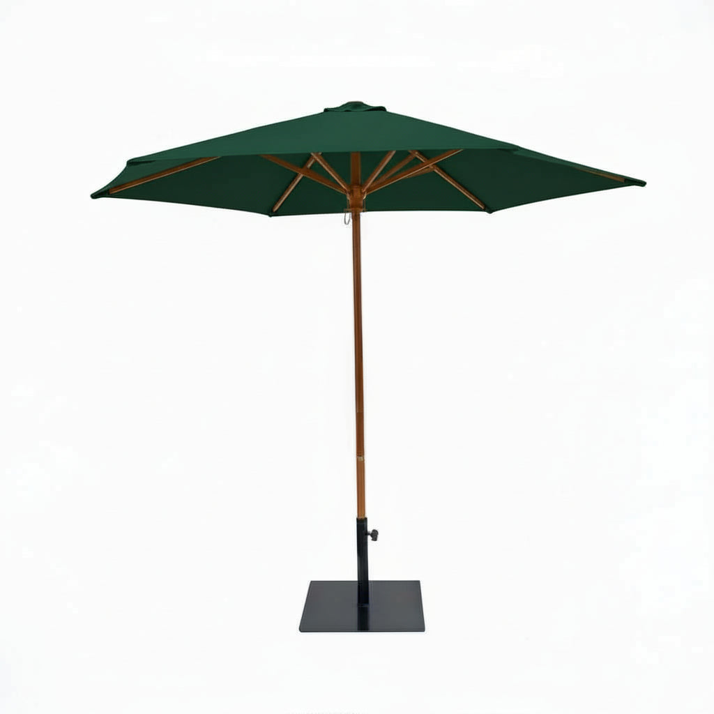 10’ Hexagonal Timber Umbrella